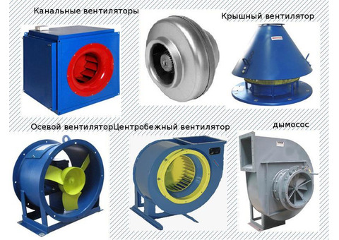 Вентиляторы ВО,ВЦ,ВР, дымососы Д,ДН,ВДН